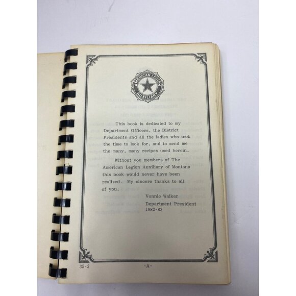 Vintage 1980s Cookbook American Legion Aux Butter N Love Montana Recipes - Picture 3 of 13